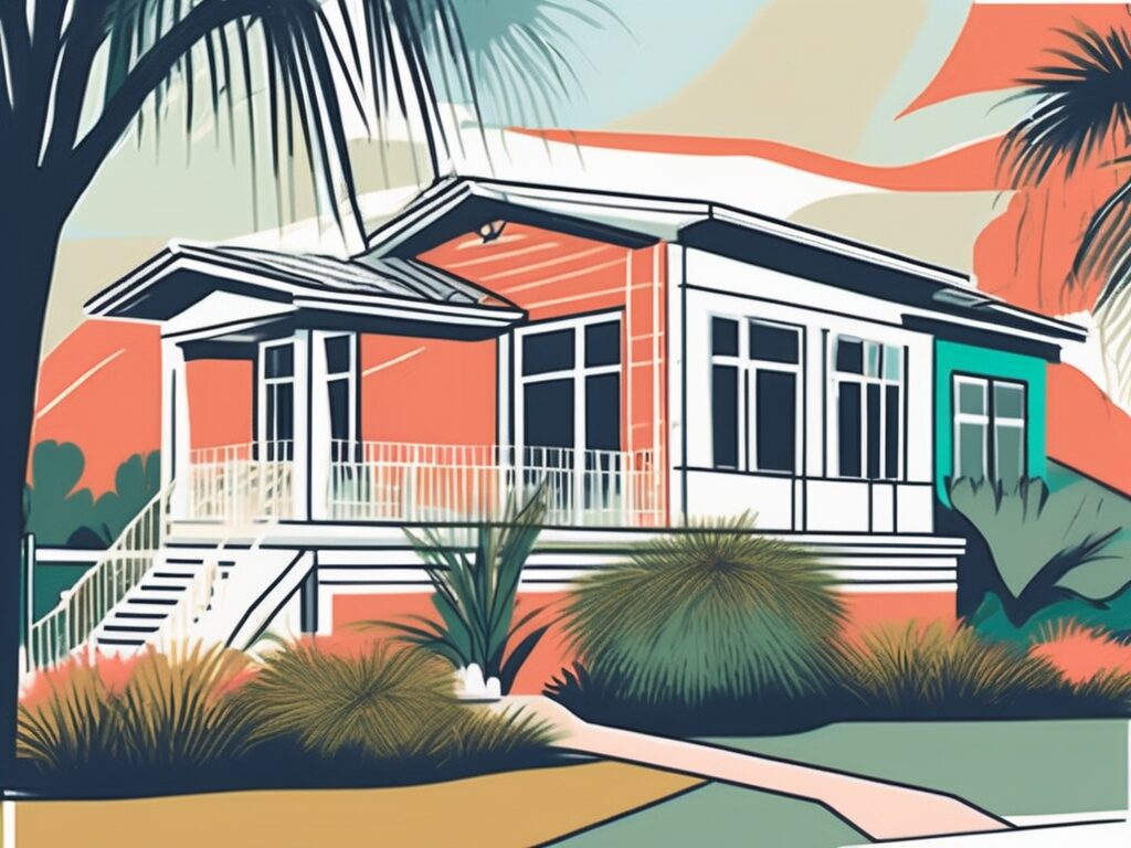 A vibrant sarasota landscape with a prominent