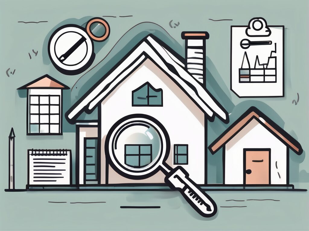 A house with a checklist floating above it