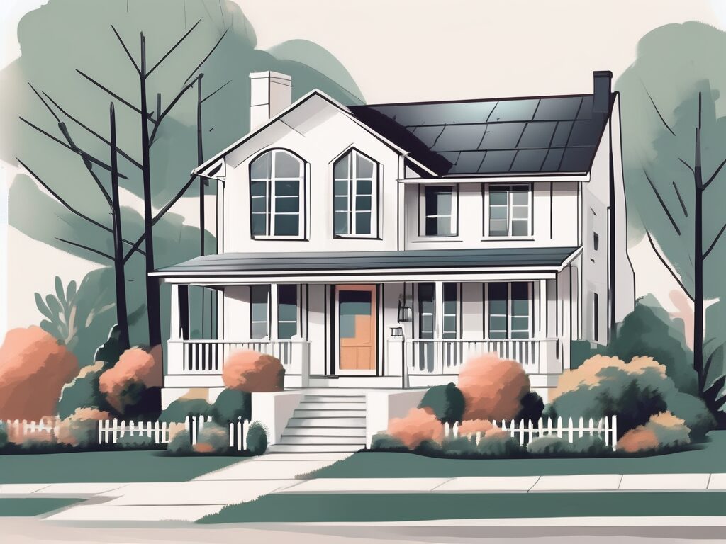 A charming house in glen st. mary with a well-maintained garden