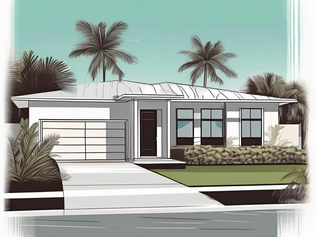 An attractive north miami beach home with well-maintained landscaping