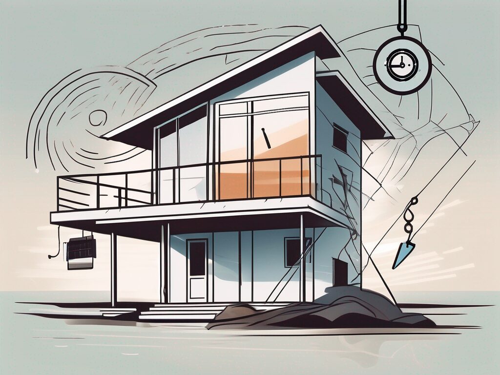 A house in port st. joe with a price tag hanging from it