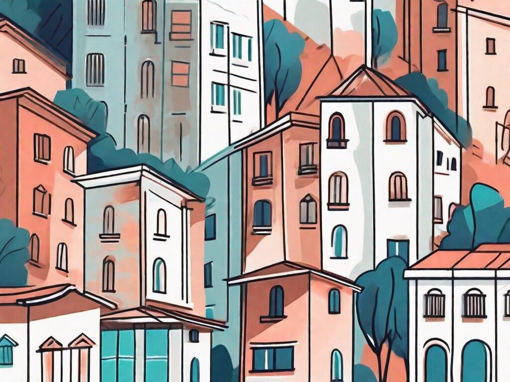 A vibrant naples cityscape