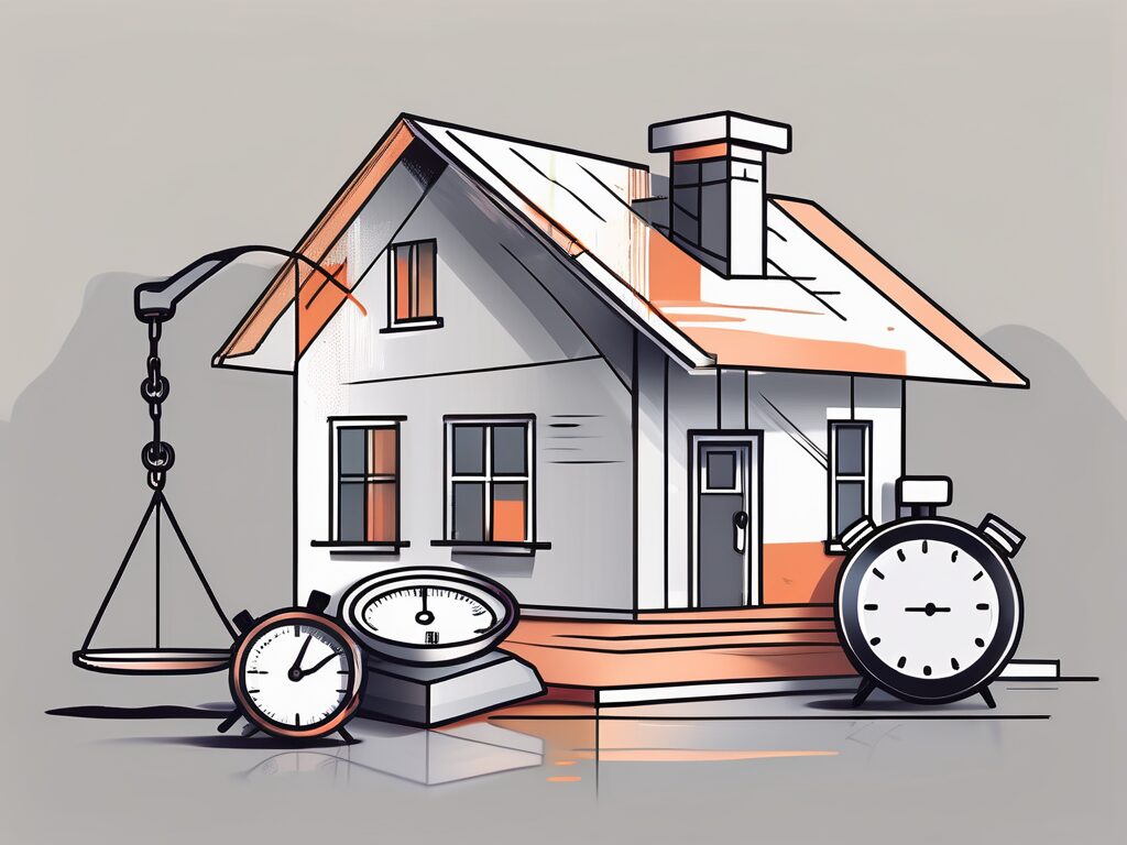 A house with a price tag attached to it