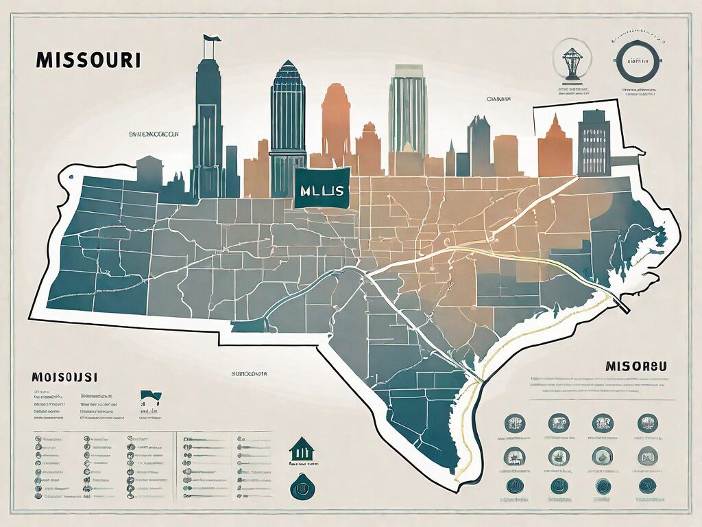 A map of missouri