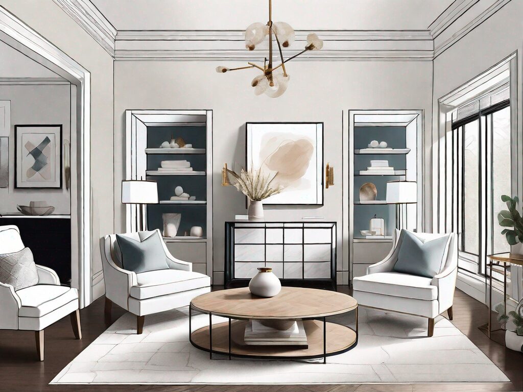 A beautifully staged home interior in mobile