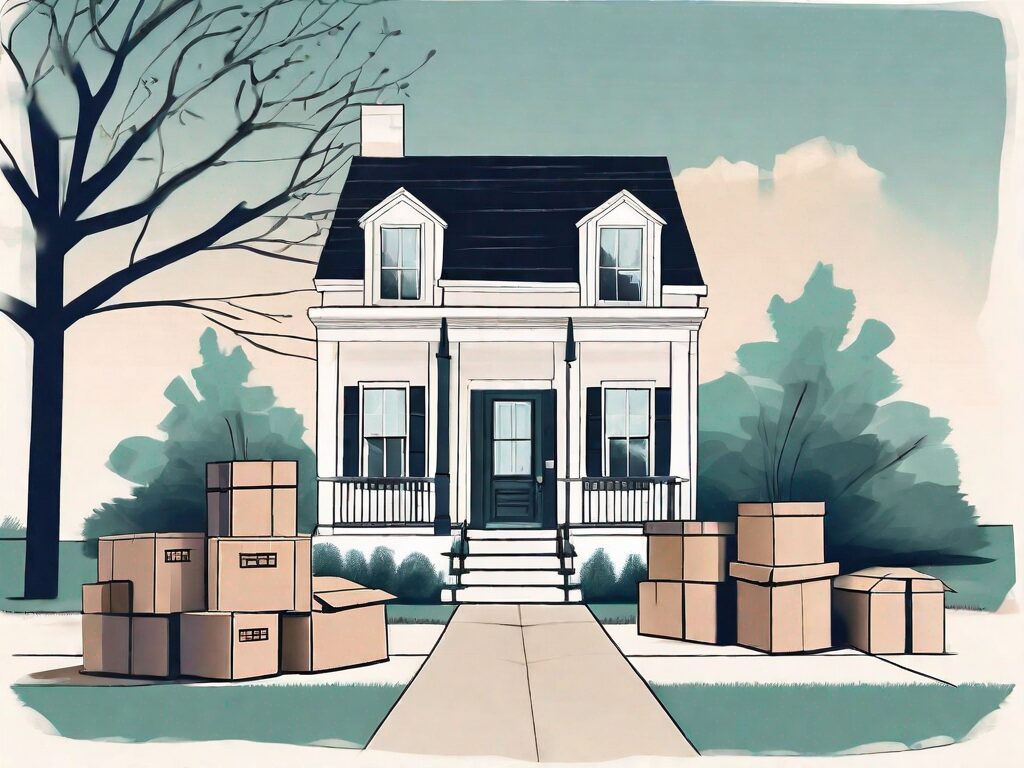 A charming house with a sold sign in the front yard
