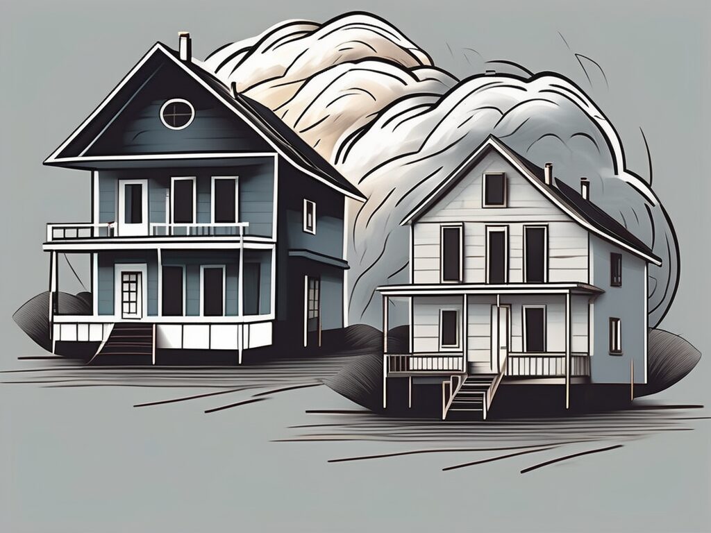 Various types of houses