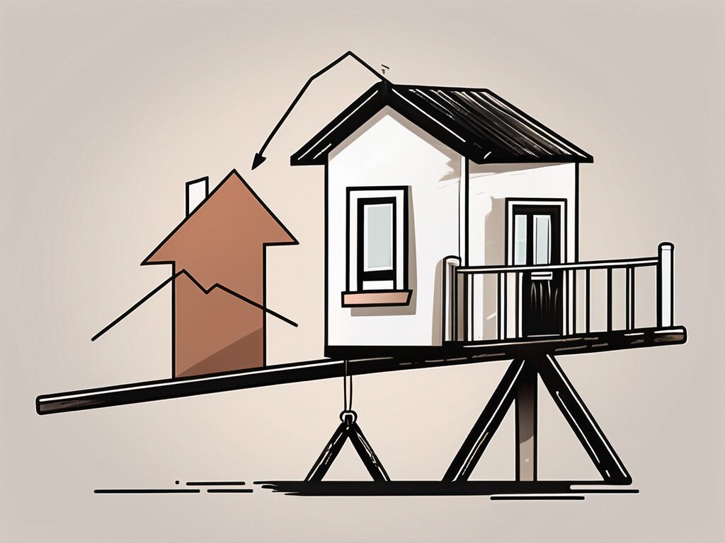 A house with a price tag attached