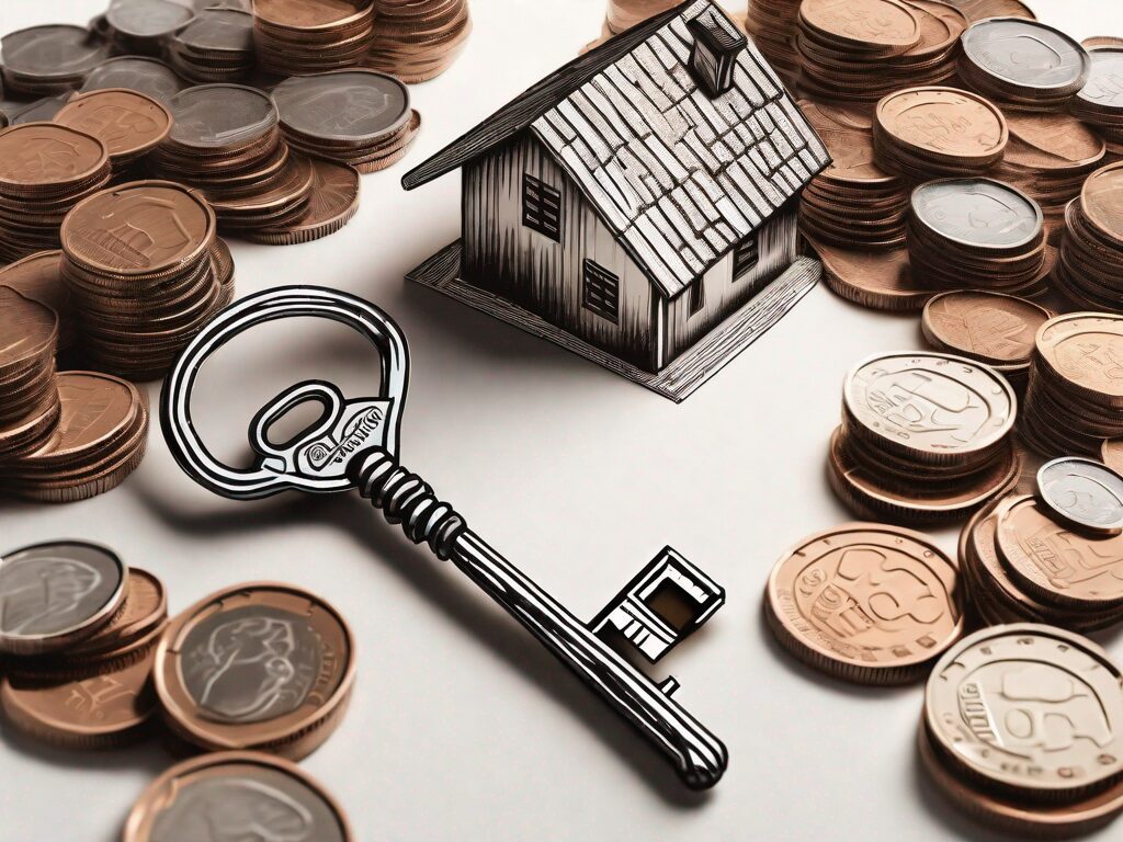 A house made of coins