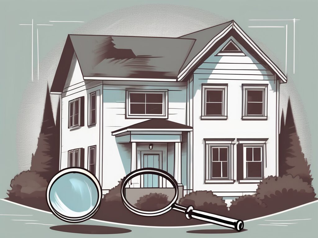 A house with a foreclosure sign in the front yard