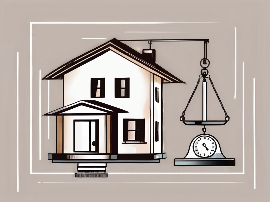 A house with a sold sign