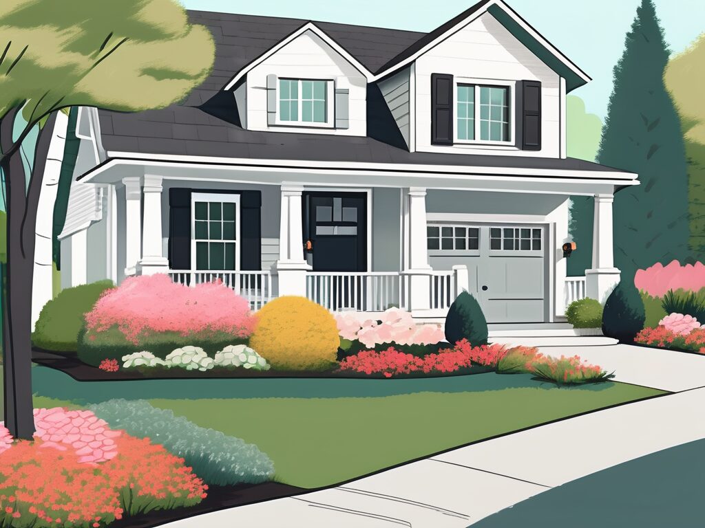 A charming house with a fresh coat of paint