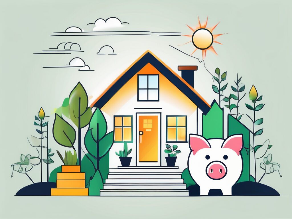 A modest house with a path leading to it