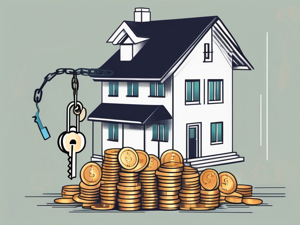 A house with a key and a contract