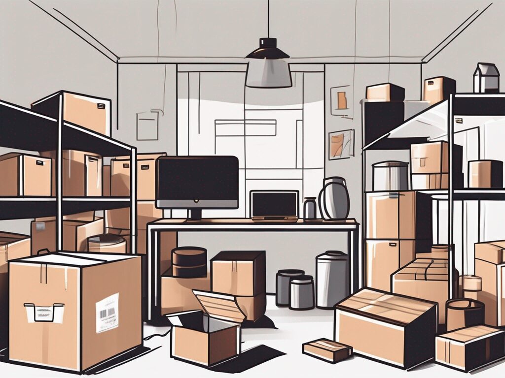 A variety of household items like furniture