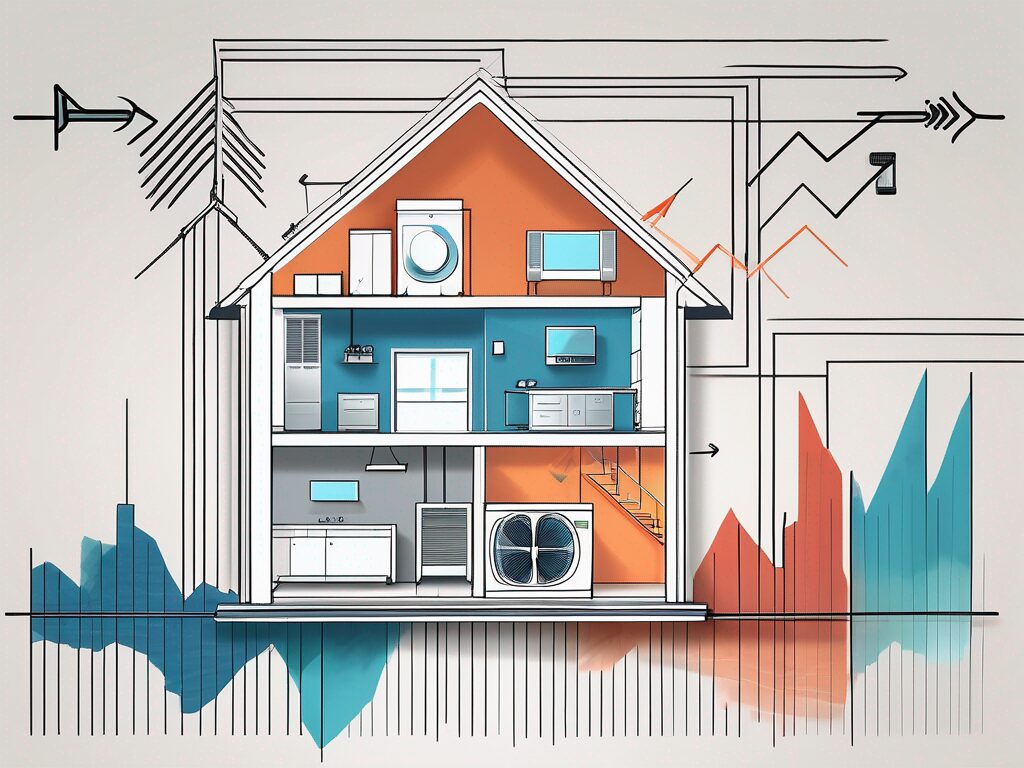 A residential house with a central air unit installed