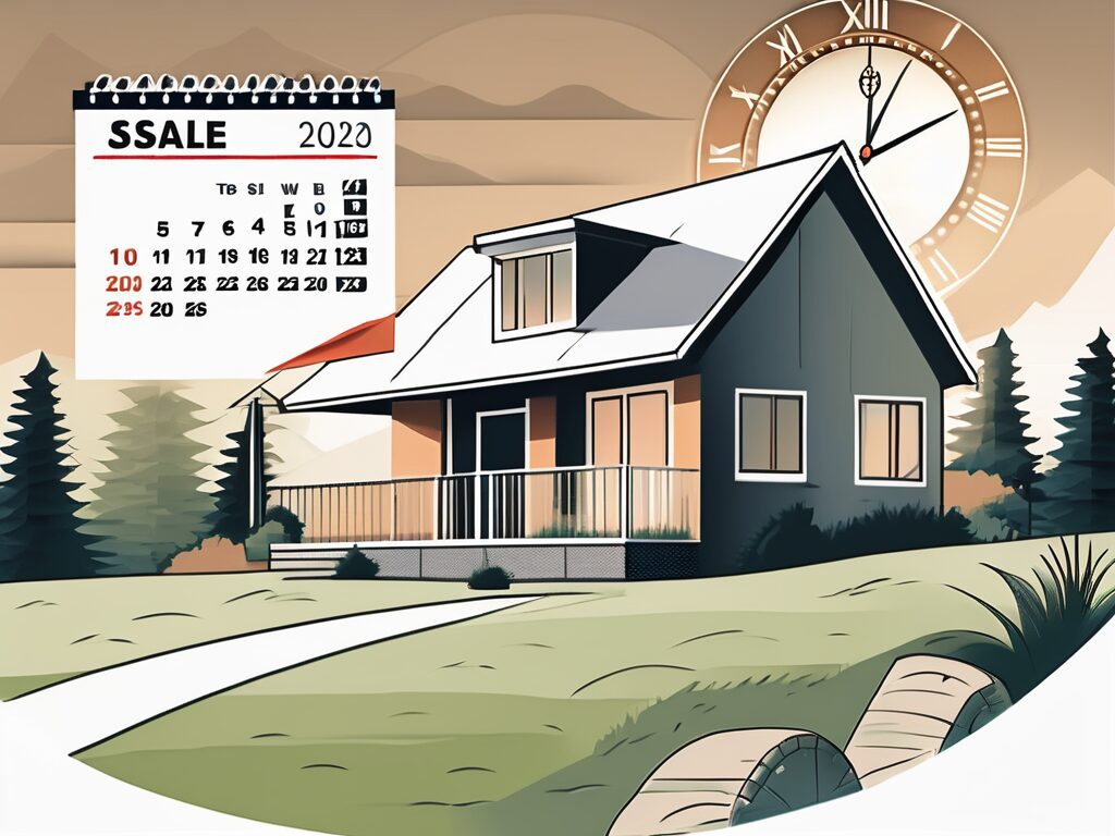 A house with a 'for sale' sign in a lush minnesota landscape