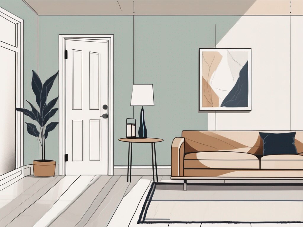 A pristine home interior