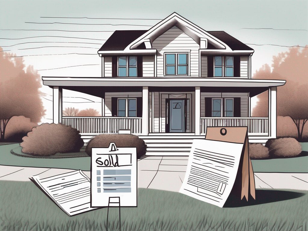 A pennsylvania home with a sold sign in the front yard