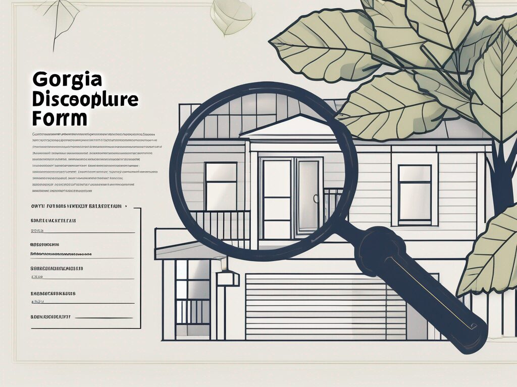 A detailed but simplified version of the georgia seller disclosure form