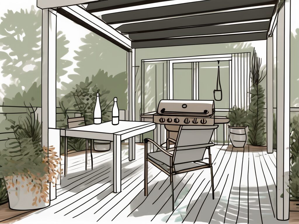 A beautifully improved outdoor living space