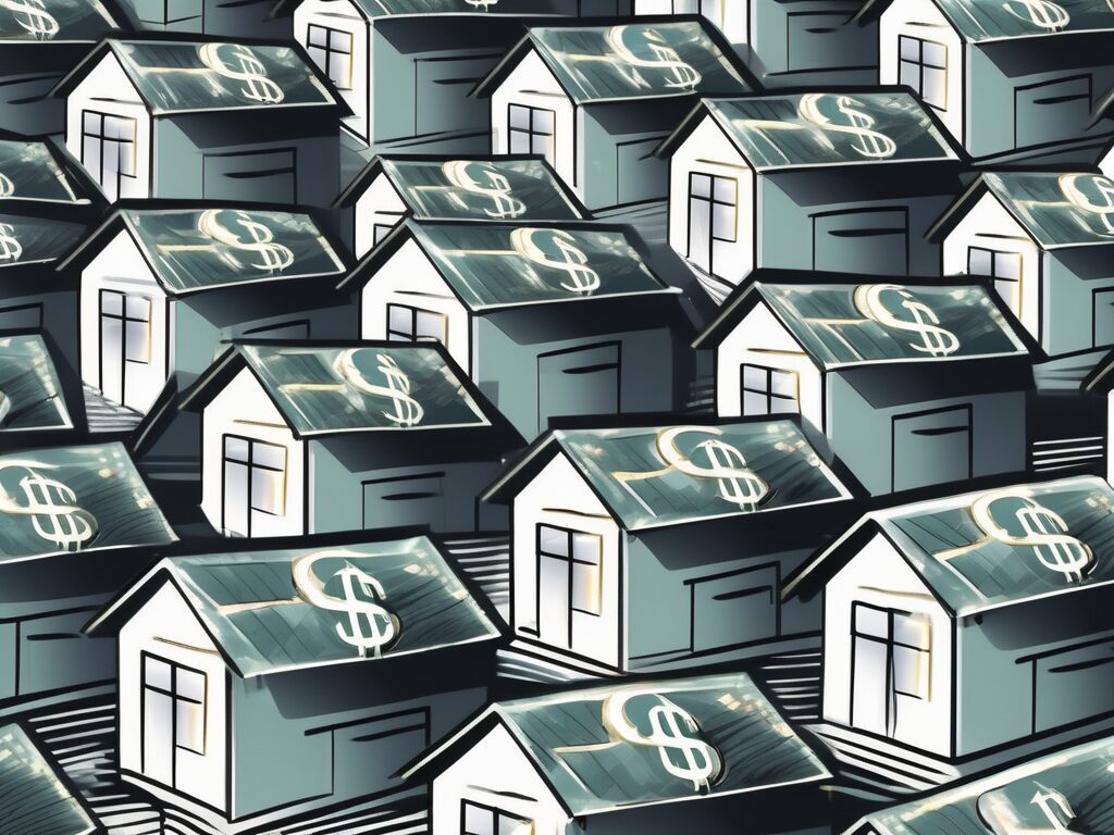 A house with a shiny metal roof