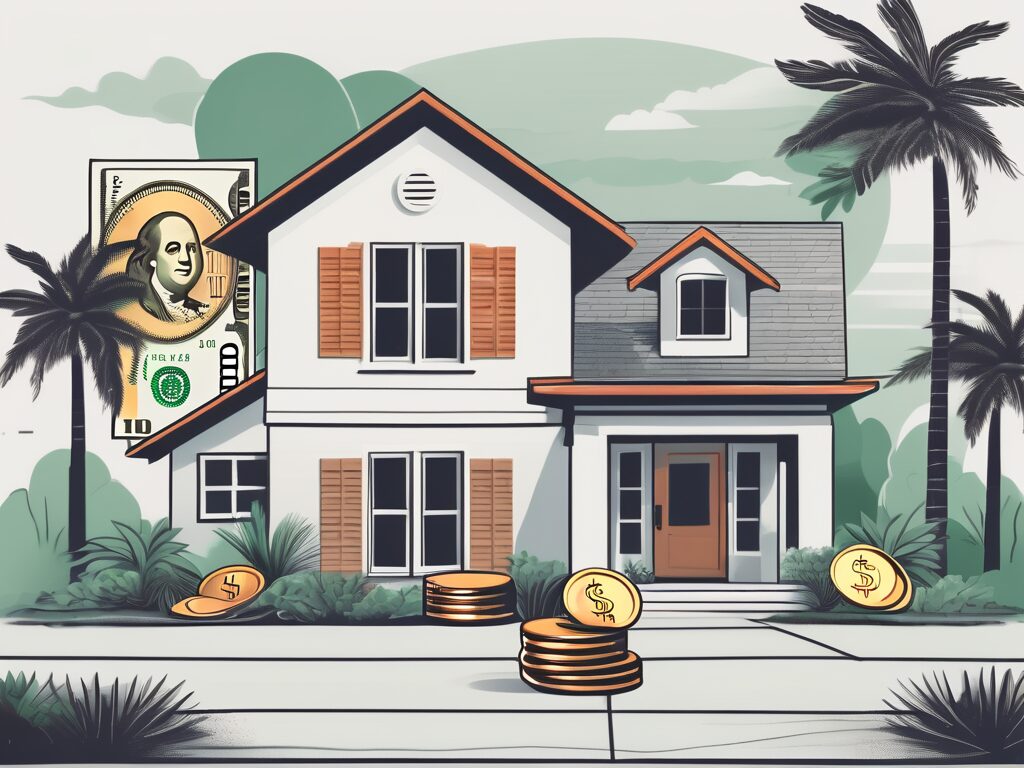 A florida home with a sold sign in the front yard