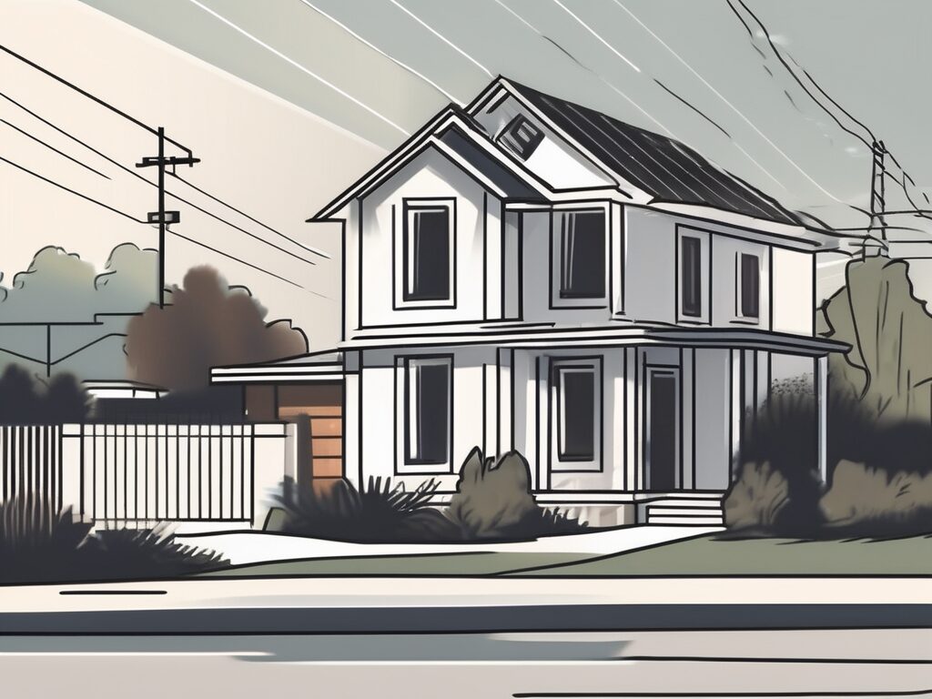 A house located in riverside with a sold sign out front