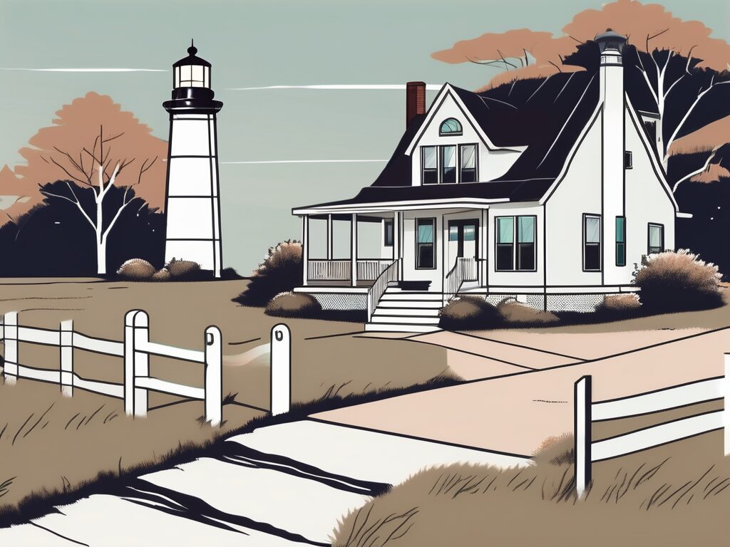 A quaint house with a 'for sale' sign in the front yard