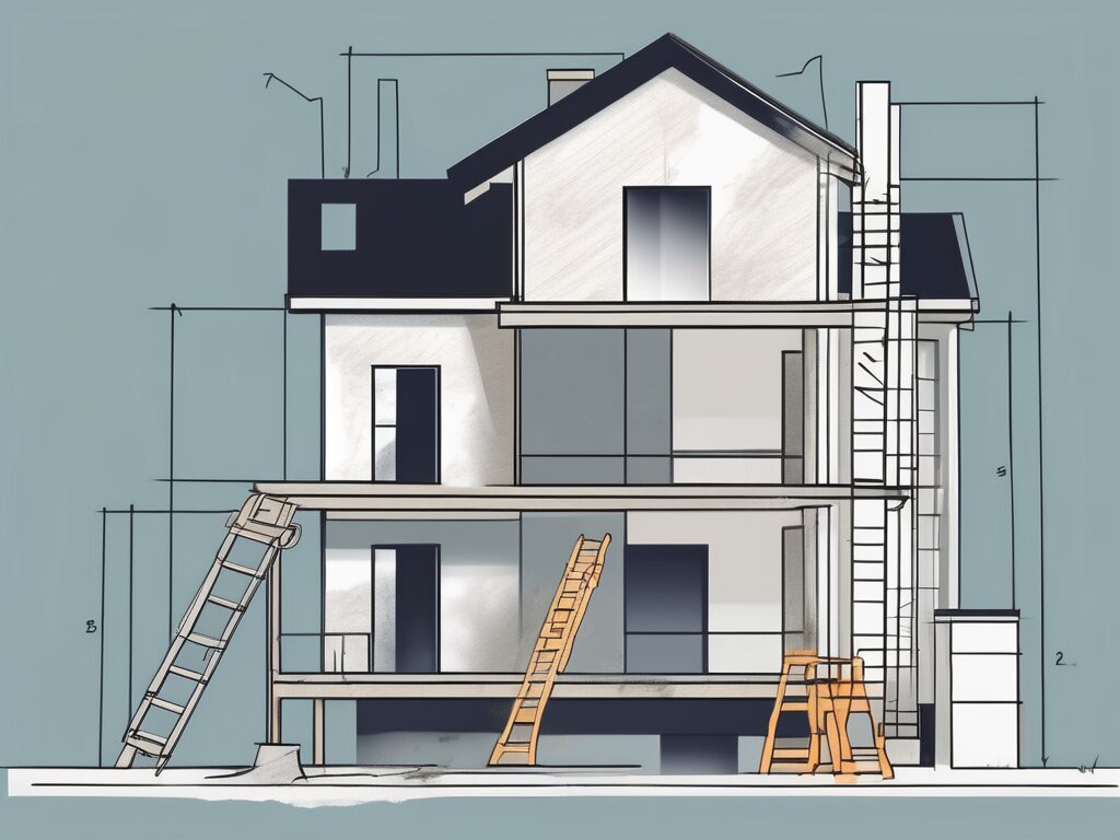 A charming yet slightly run-down house