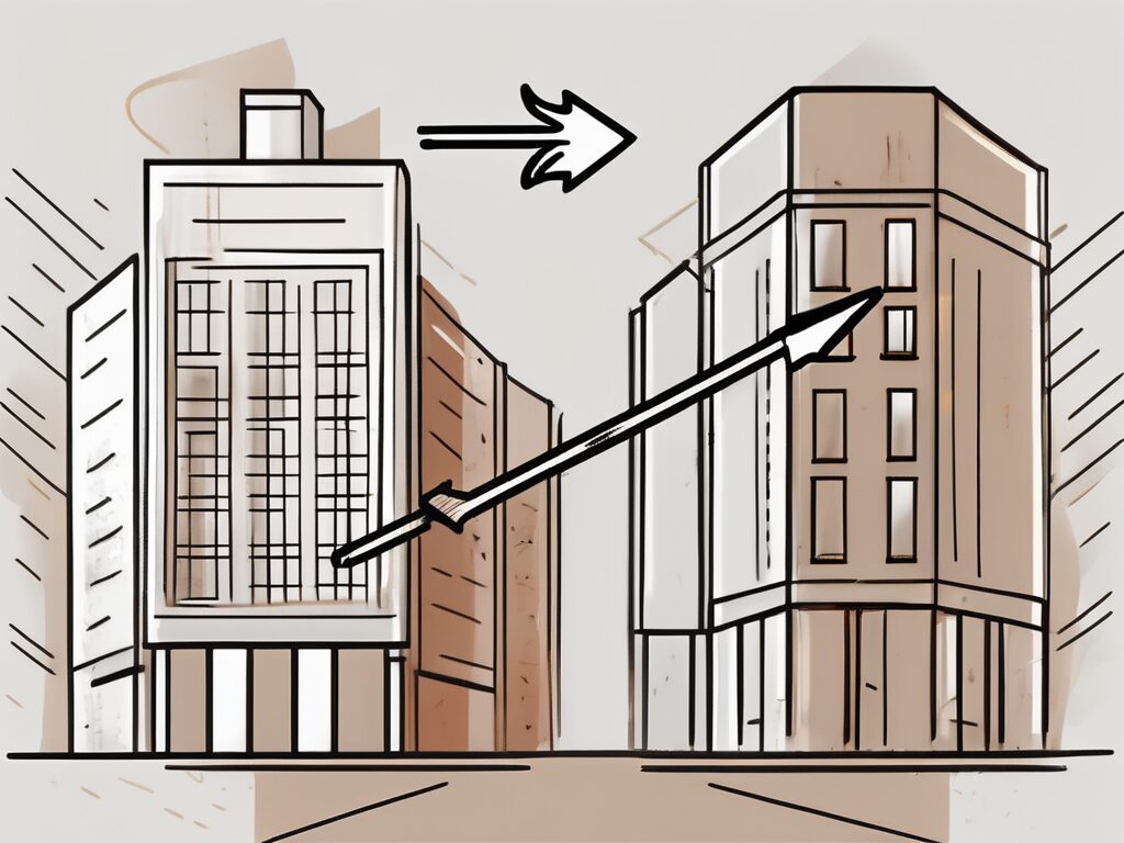 Two properties with arrows indicating a swap