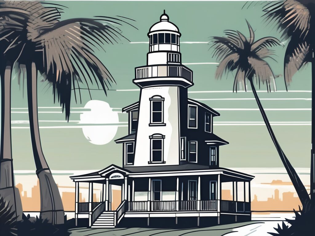 A house with a price tag hanging off it