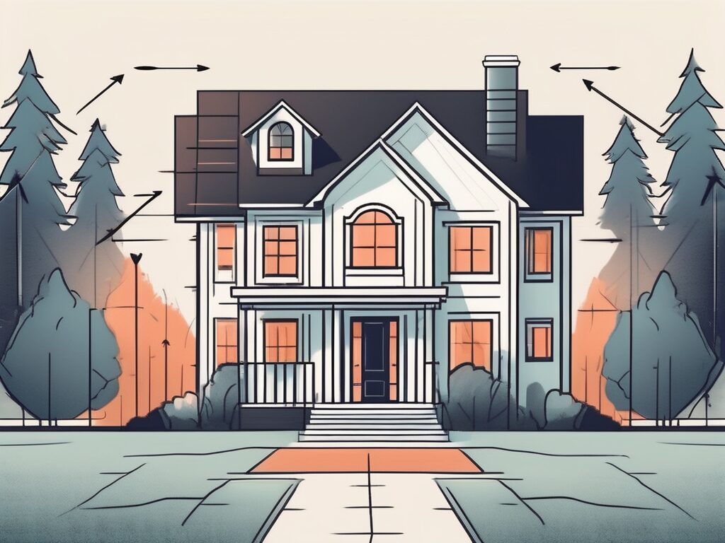 A house with a sold sign in the front yard