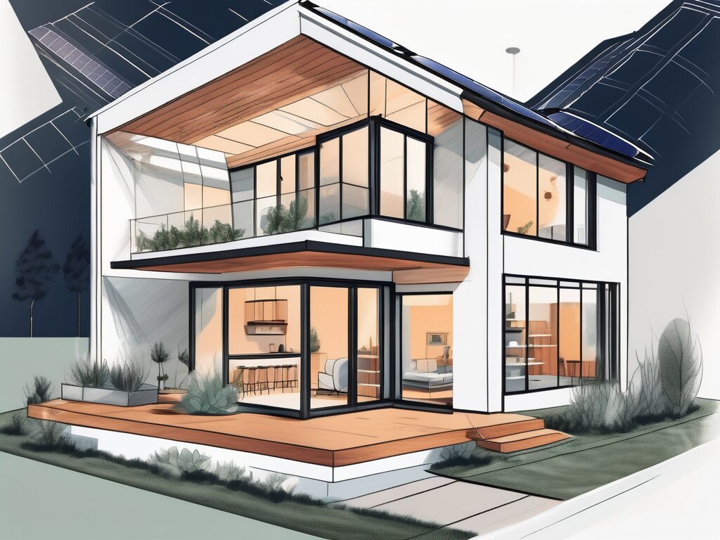 A variety of home upgrades such as a modern kitchen