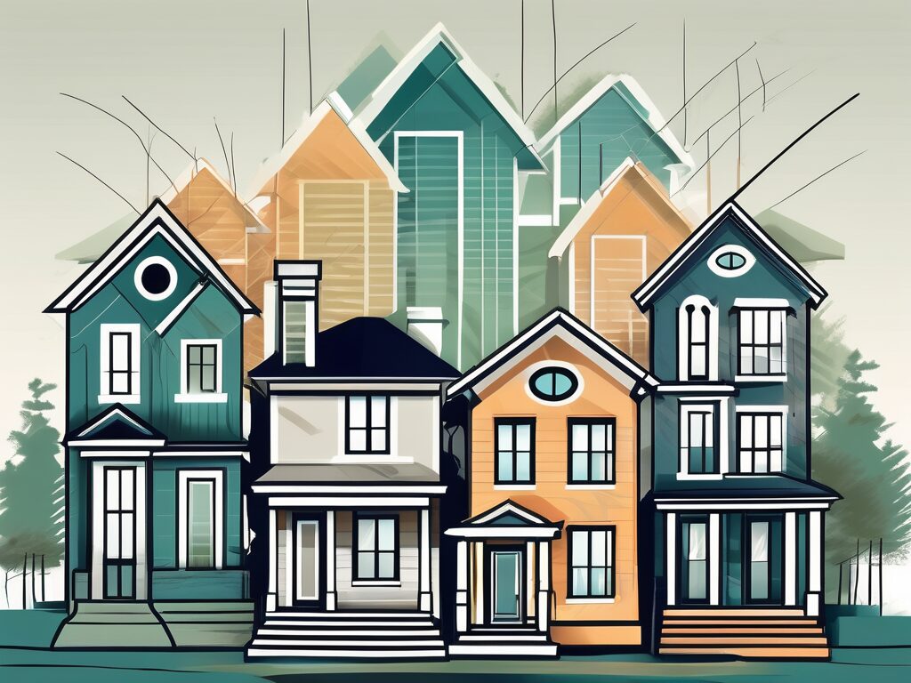 A variety of houses in hampton roads with a large