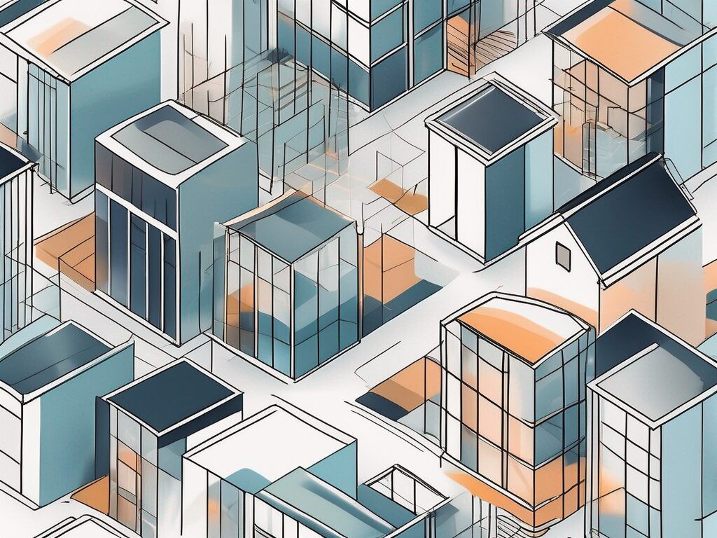 A variety of homes