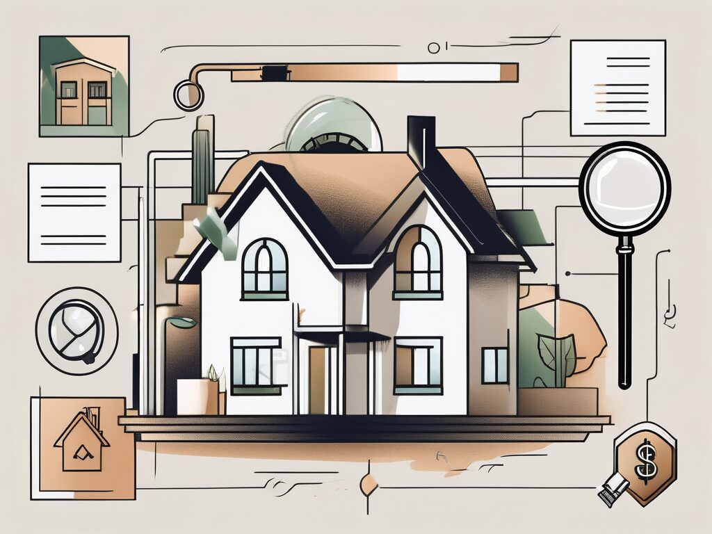 A house with a checklist floating above it