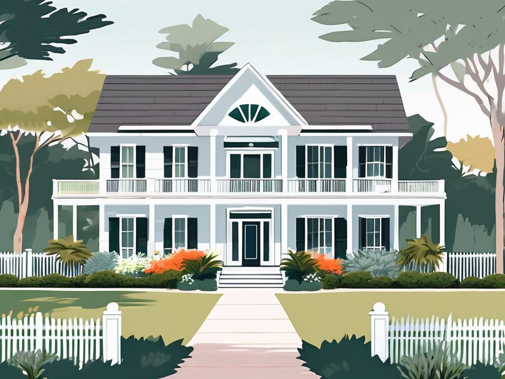 A charming house in anna maria with a well-maintained garden