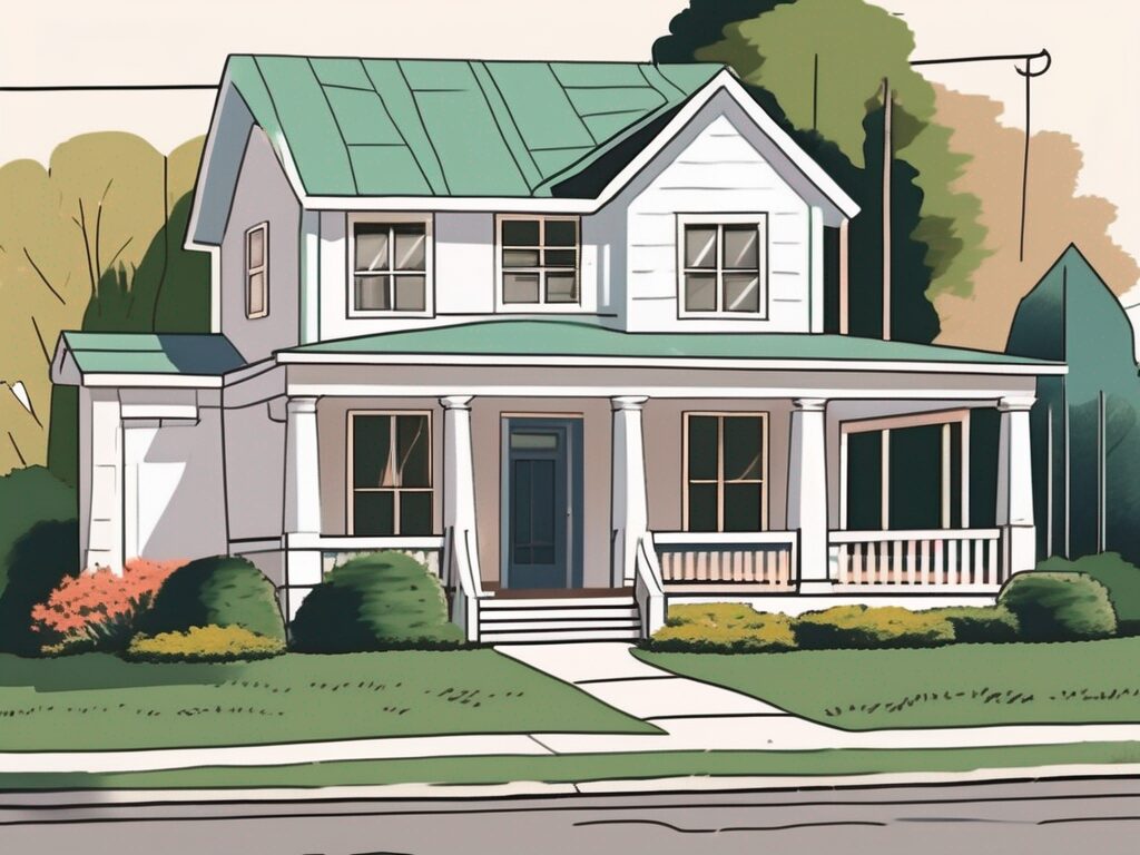 A well-maintained home in bascom with a lush garden