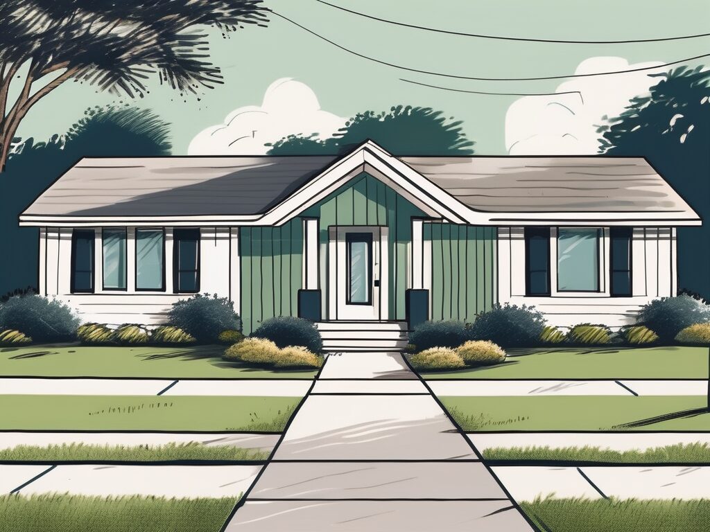 A well-maintained home in gulfport with a manicured lawn