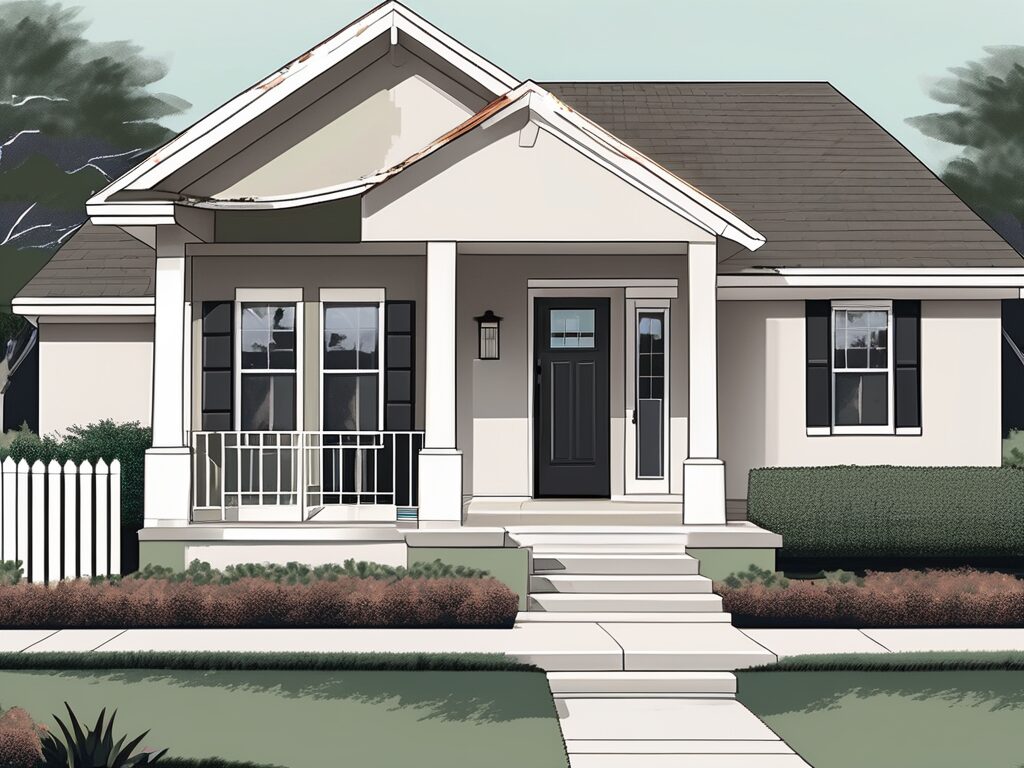 An attractive montverde home with well-maintained landscaping and a 'for sale' sign in the front yard