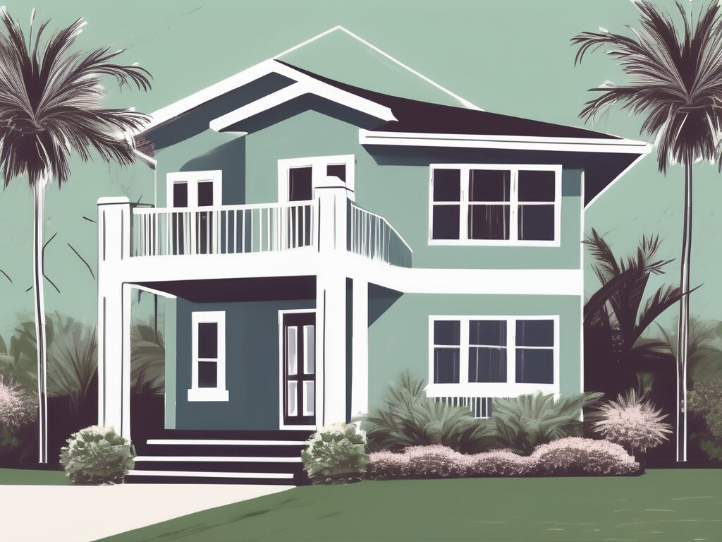 A well-maintained house in pembroke park with a lush garden