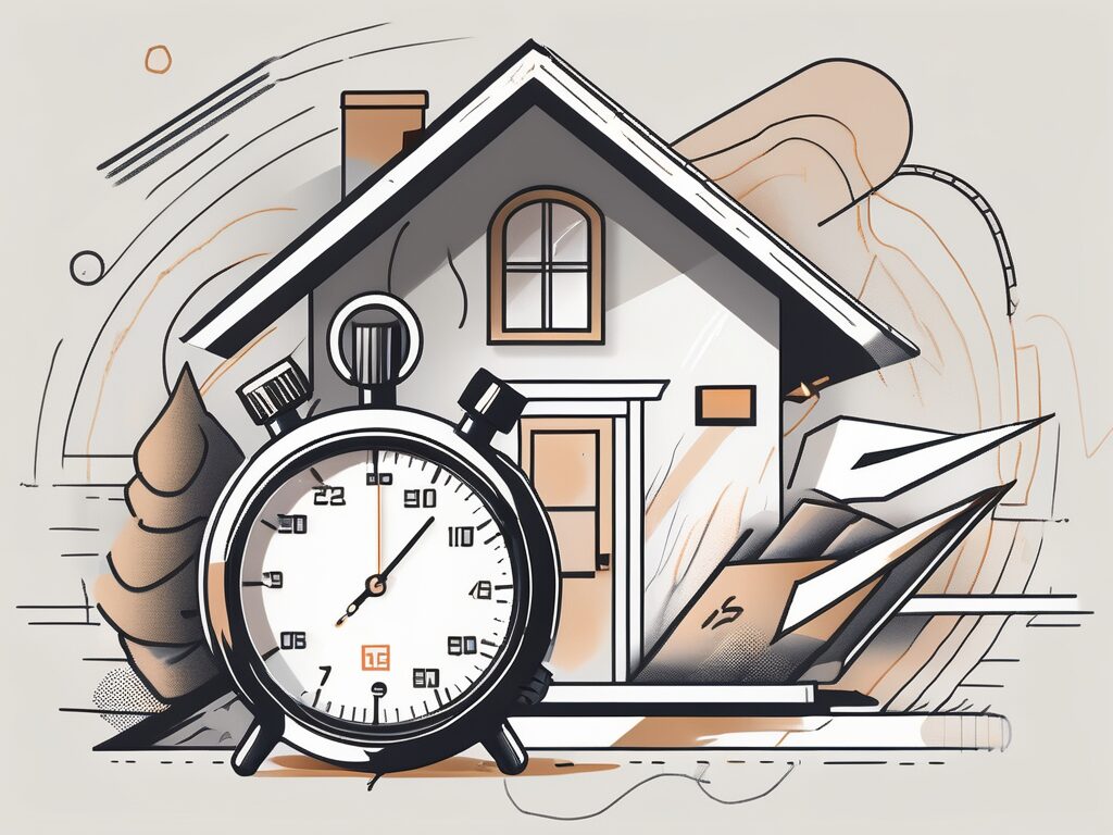 A house in arcadia with a price tag hanging from it