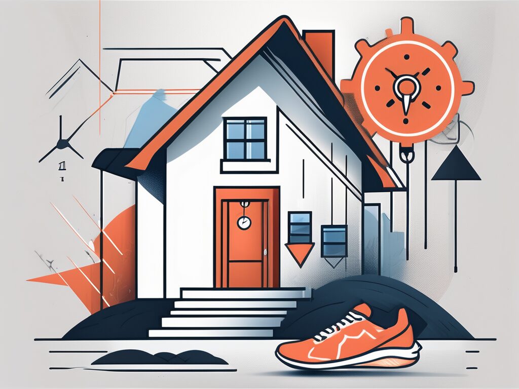 A house in edgewater with a price tag hanging from it