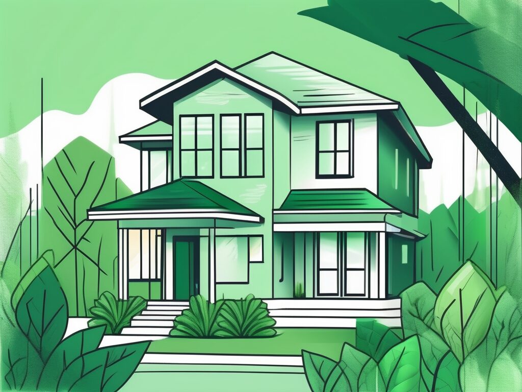 A house in green cove springs surrounded by lush greenery