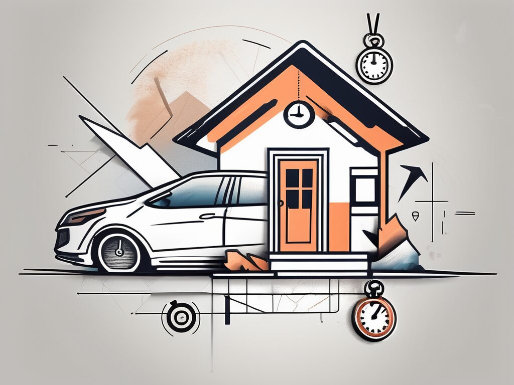 A house in hypoluxo with a price tag hanging off it