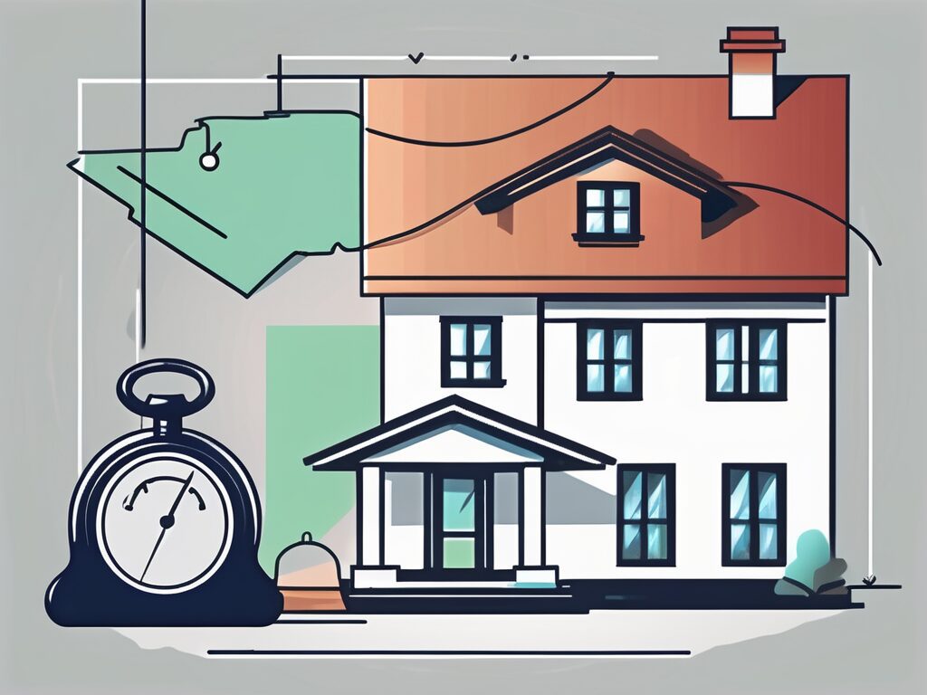 A house in inverness with a price tag hanging off it