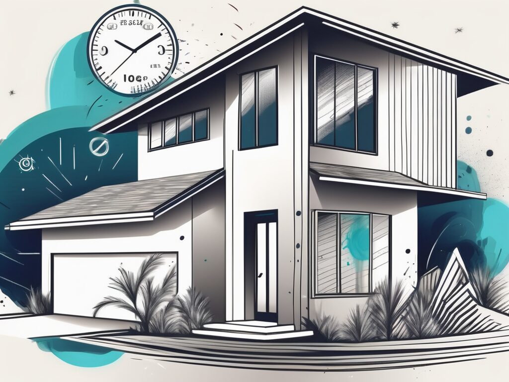 A house in pompano beach with a price tag attached