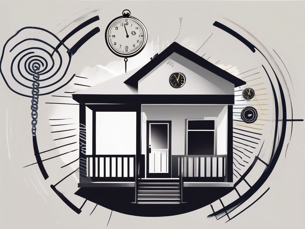 A house in port st. lucie with a price tag hanging from it