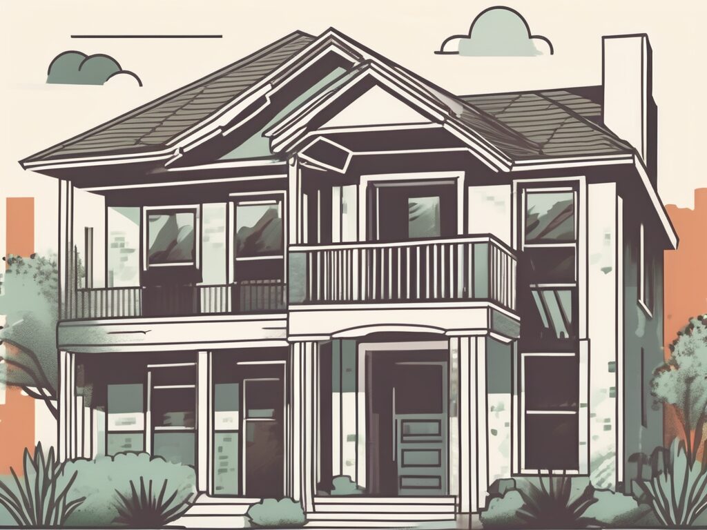 A house with a price tag in san antonio's landscape